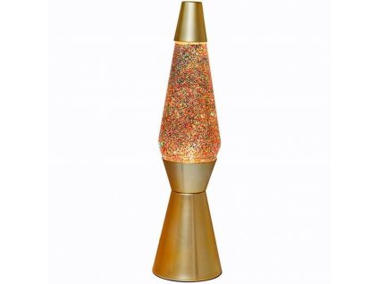 Lávová lampa iTotal Sklo Plast Zlatá (40 cm)