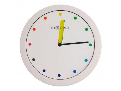 Nástenné hodiny Nextime 3047 Plast Biela (28 cm)