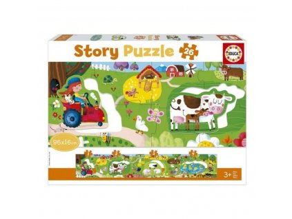 Puzzle detská farma Story Educa (26 ks)