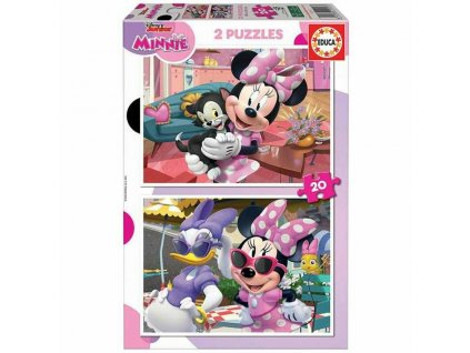 Puzzle Educa Minnie (2 x 20 dielov)