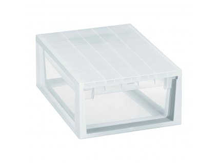 Organizér na bielizeň Terry Light Drawer Polypropylén Viacúčelový Transparentná (Veľkosť M) (29,6 x 39 x 16 cm)