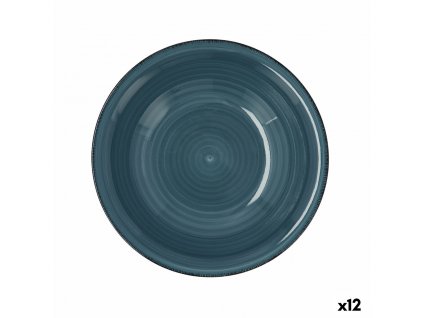 Sada hlbokých tanierov Quid Vita Keramický Modrá (ø 21,5 cm) (12 ks)
