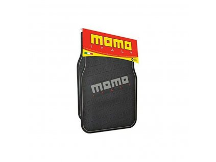 Autokoberce Momo 009 Univerzálny Čierna/Červená ( sada 4 ks)