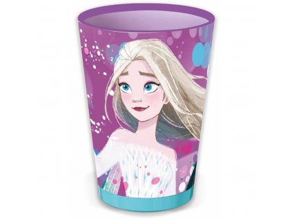 Detský pohár proti prevrhnutiu Frozen Violetas Plast (470 ml)