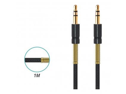 Obojstranný audio kábel 3,5 mm Jack (M) na 3,5 mm Jack (M) Goms (1 m)