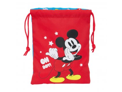 Taška na obed Mickey Mouse Clubhouse Fantastic 20 x 25 x 1 cm Vrece Modrá Červená