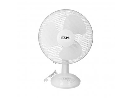 Stolný ventilátor EDM 35 W Biela (Ø 30 x 48 cm)