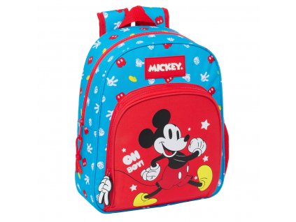 Školský batoh Mickey Mouse Clubhouse Fantastic Modrá Červená 28 x 34 x 10 cm