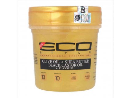 Vosk Eco Styler Styling Gel Gold Olivový olej, bambucké maslo, čierny ricínový olej, ľanové semienko (236 ml)