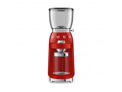 Elektrický mlynček na kávu Smeg Cgf01Rdeu Retro Červená (350 g)
