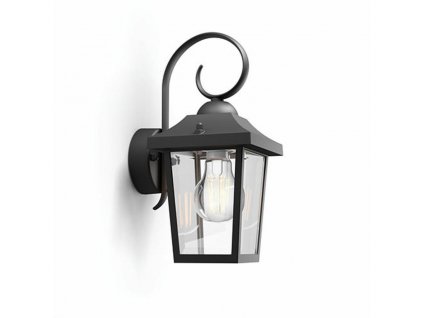 Vonkajšie nástenné osvetlenie Philips Buzzard Lampa Čierna 60 W (17,5 x 29 x 13 cm)