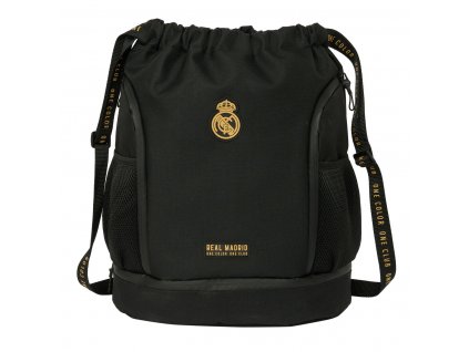 Detský batoh vrecko Real Madrid C.F. Čierna (35 x 40 x 1 cm)