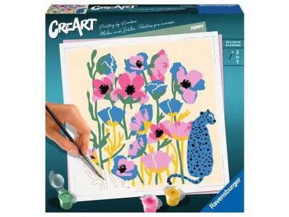 Maľovanie podľa čísiel Ravensburger Flowers