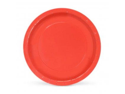 Jednorazové taniere Algon Kartón Červená Okrúhly (20 x 20 x 1,5 cm) (10 ks)
