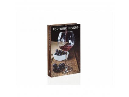 Sada na víno Andrea House cc66178 For Wine Lovers Drevo Nerezová oceľ Prírodná Striebristá (3 ks)