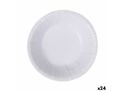 Jednorazové taniere hlboké Algon Kartón Biela Okrúhly 450 ml (Pack 24 x 12 ks)
