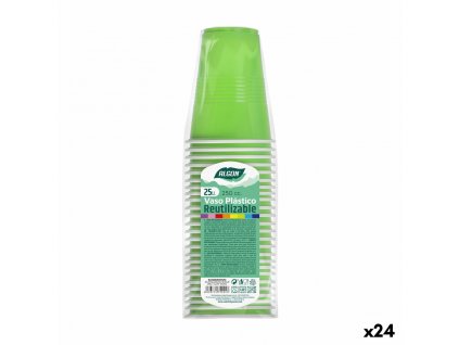 Opakovane použiteľné tégliky Algon Plast Zelená 250 ml (8 x 10 cm) (600 ks)
