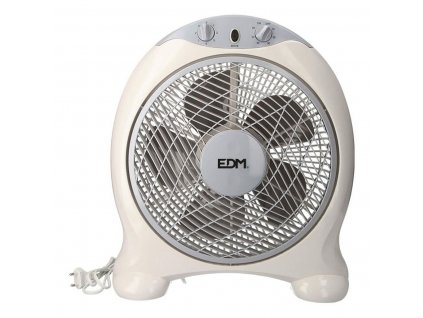 Stolný ventilátor EDM 45 W Sivá Biela (Ø 30,5 cm)