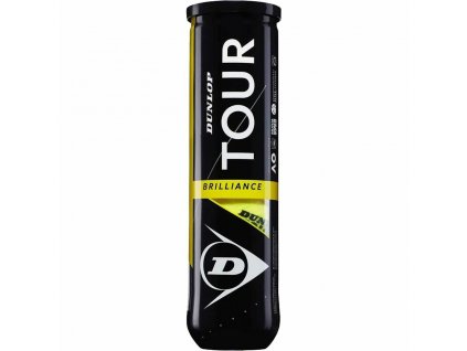 Tenisové loptičky Dunlop Tour Brilliance Žltá Čierna (4 ks)