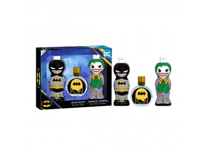 DC Comics Batman & Joker pre deti EDT 50 ml + 2 x Gél a šampón 400 ml darčeková sada (3 ks)