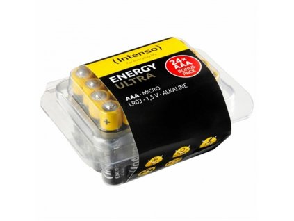 Alkalické batérie Energy Ultra AAA INTENSO 24 ks 7501814