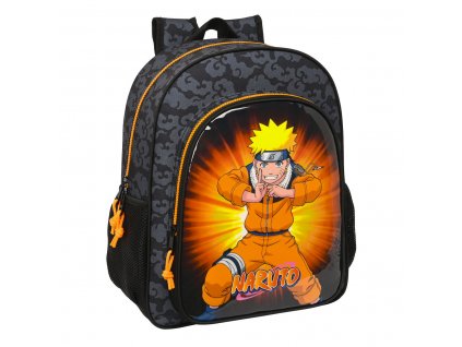 Detský batoh Naruto Čierna Oranžová (32 x 38 x 12 cm)