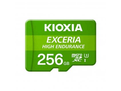 Pamäťová karta Micro SD s adaptérom Kioxia Exceria High Endurance Trieda 10 UHS-I U3 zelená