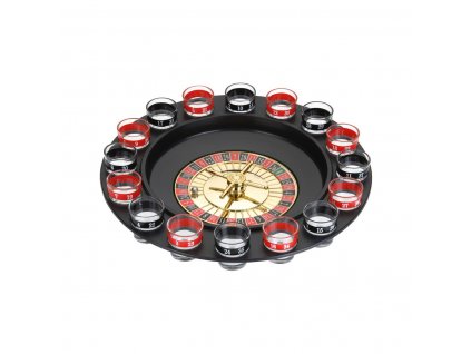 Pitná hra Casino Roulette ‎90267 Sklo 18 ks