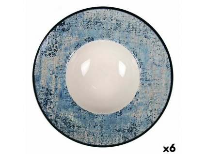 Sada tanierov na cestoviny La Mediterránea Electra Porcelán Ø 28 cm (6 ks)