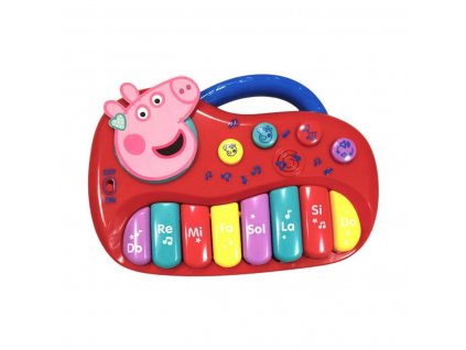 Hudobná hračka Elektrický klavír Reig Peppa Pig Červená Viacfarebná (+ 18 mesiacov)