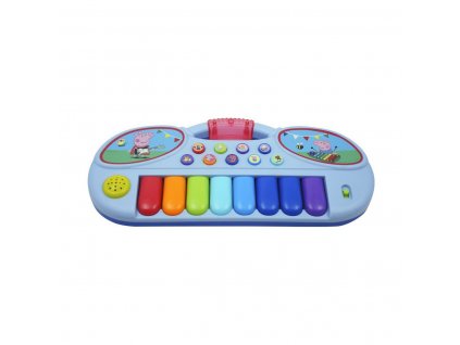 Hudobná hračka Elektrický klavír Reig Peppa Pig Modrá Viacfarebná (+ 18 mesiacov)