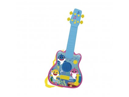 Hudobná hračka Detská gitara Reig Baby Shark Modrá