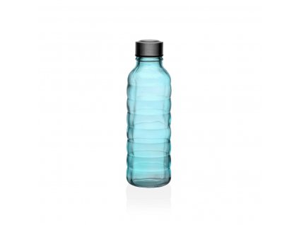 Fľaša Versa Sklo Aluminium Modrá (500 ml) (7 x 22,7 x 7 cm)