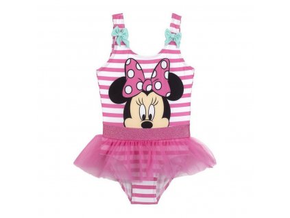 Detské dievčenské plavky Minnie Mouse Ružová 180315