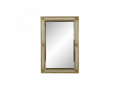 Nástenné zrkadlo DKD Home Decor Kov Svetlo medená (61 x 2 x 91 cm)