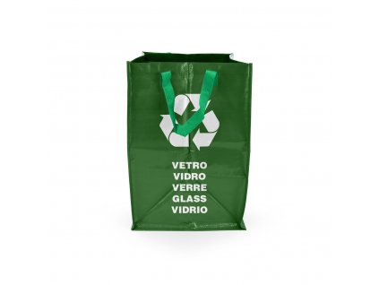 Taška na recykláciu Confortime Rafia Zelená (31,5 x 44 x 32 cm)