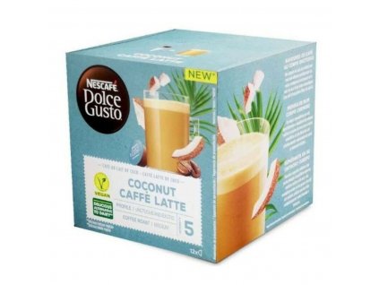 Kávové kapsule Dolce Gusto Káva s mliekom Kokos (12 ks)