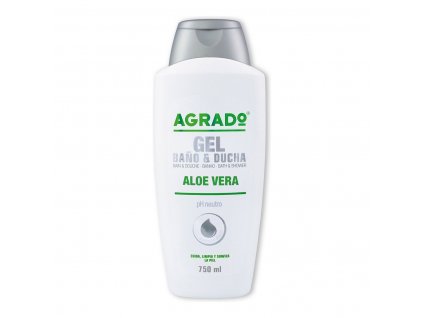 Sprchovací gél na každodenné použitie Agrado Aloe Vera Neutrálne pH (750 ml)