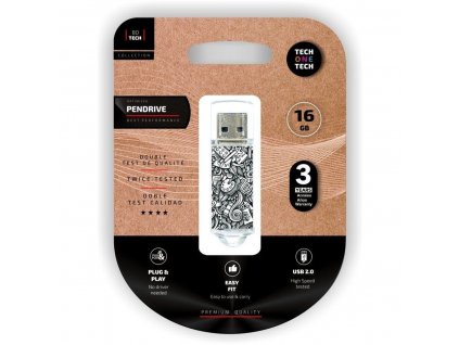 USB flash disk Tech One Tech Art-Deco USB 2.0 16 GB