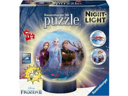 Ravensburger 3D Svietiaci puzzleball s nočným svetlom 00.011.141 (72 ks)