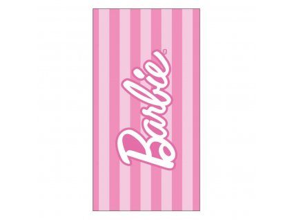 Detská plážová osuška Barbie Ružová 100 % polyester (70 x 140 cm)