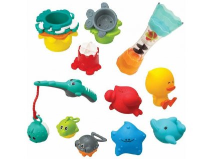 Sada hračiek do vody Infantino Bath Set (17 ks)