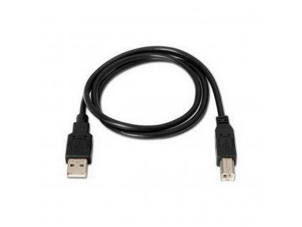 Kábel USB 2.0 A na USB B NANOCABLE 10.01.0105-BK Čierna (4,5 m)