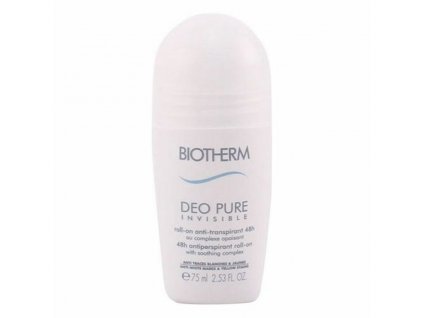 Guličkový dezodorant Antiperspirant 48 h Deo Pure Invisible Biotherm (75 ml)