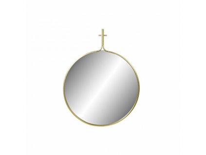 Nástenné zrkadlo DKD Home Decor Kov Zrkadlo Zlatá (72 x 2 x 91,5 cm)