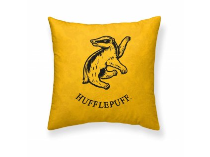 Obliečka na vankúš Harry Potter Hufflepuff Bavlna Žltá (50 x 50 cm)