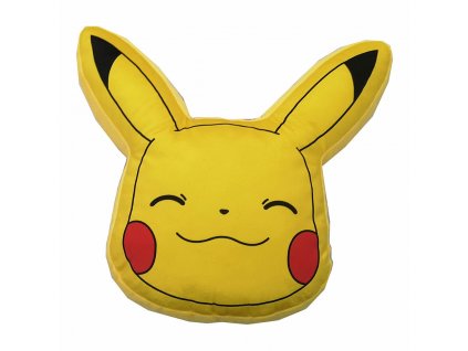 Detský dekoračný vankúš Pokémon Pikachu 3D