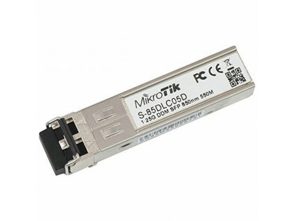 Optický modul SFP pre multimode kábel Mikrotik NADACA0074 S-85DLC05D 550 m 1.25 Gbps