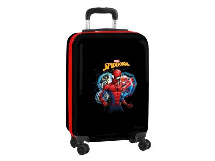 Detský príručný kufor na kolieskach Spider-Man Hero Čierna 20'' (34,5 x 55 x 20 cm)