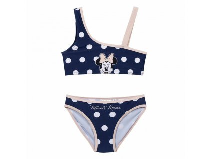 Dievčenské dvojdielne plavky Minnie Mouse Tmavo modrá